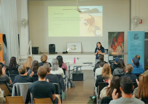 Animal Free Science Advocacy talk at Forum 2025 / Photo by Josh Wong